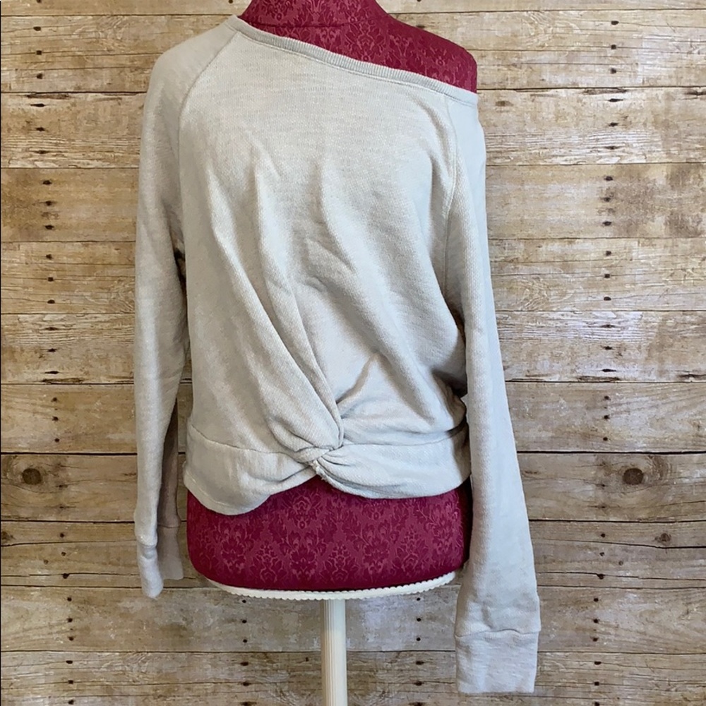 J. Crew Cropped Mid Knot Sweater Sz L/XL